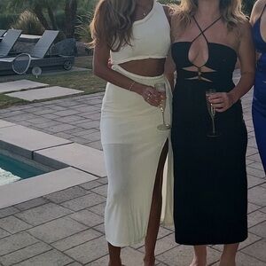 forever 21 Elegant Cream Women's Dress
worn once 
size s